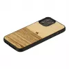 Capa para telemóvel Man and Wood para iPhone 12 / 12 Pro — terra preto