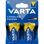 Pilha Varta LONGLIFE Power D — pack de 2