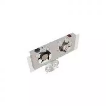 Triton RAC-CH-X21-A1 unidade de ventilação para rack, 2 ventoinhas com termóstato, 4U, RAL 7035 cinzento claro