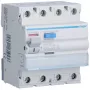 Hager CDA463J disjuntor diferencial, 3P+N, 63 A, 30 mA, 6 kA, tipo A