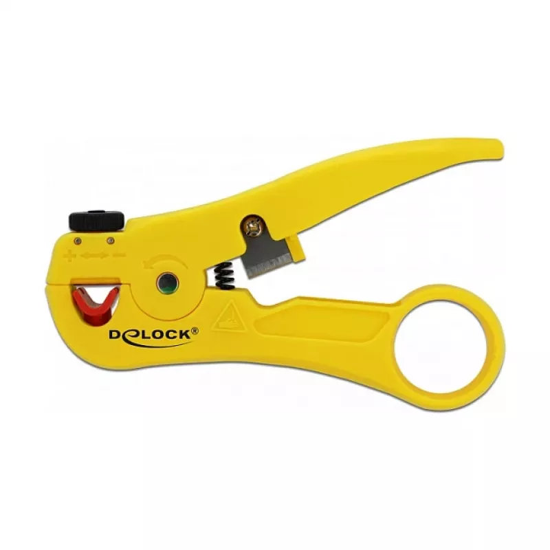 Delock 86478 descarnador de cabos, 3,5 - 9,0 mm, amarelo