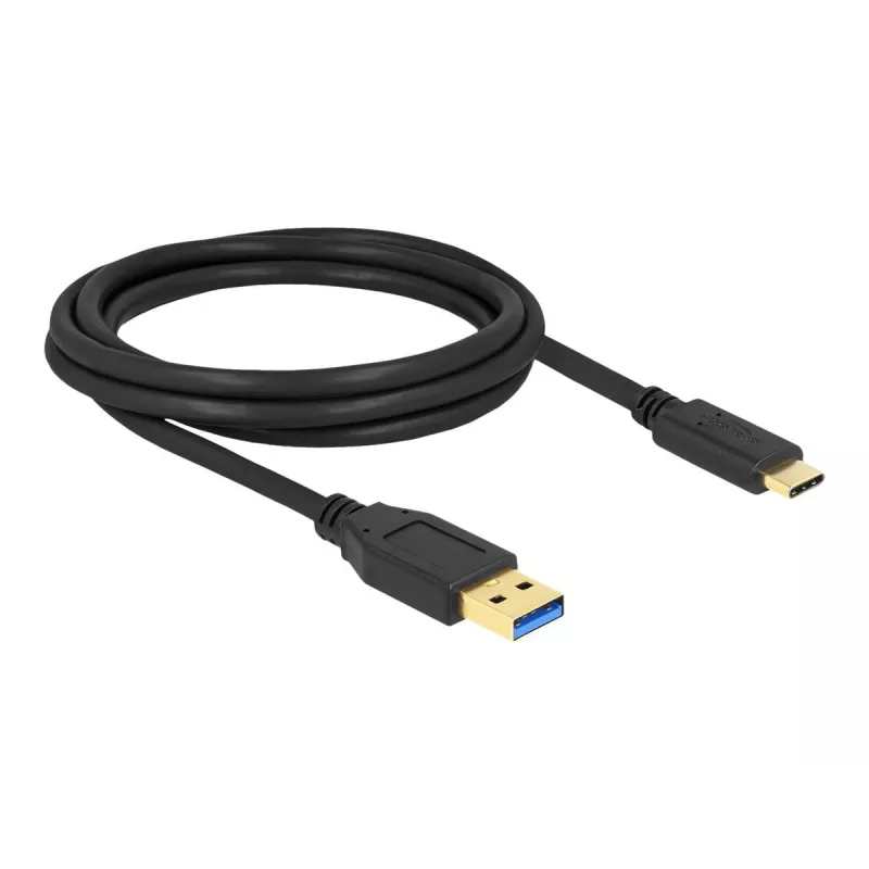 Cabo DeLOCK SuperSpeed USB (USB 3.2 Gen 2) Type-A para Type-C 2 m