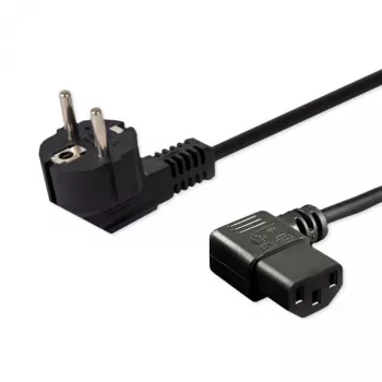 Cabo de alimentação SAVIO CL-115 IEC C13 para ficha, 1,2 m, preto