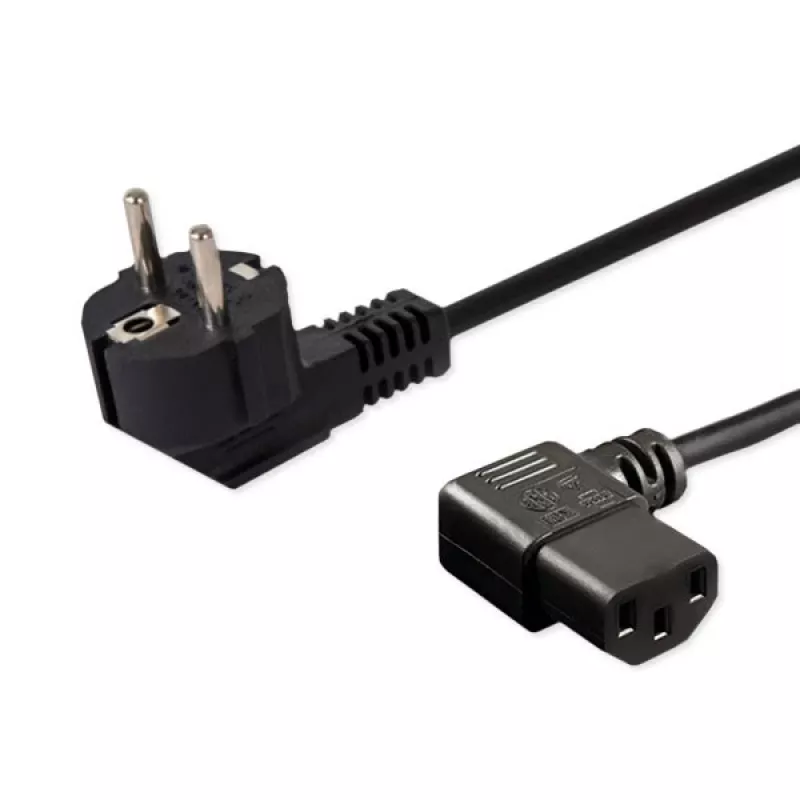 Cabo de alimentação SAVIO CL-115 IEC C13 para ficha, 1,2 m, preto