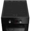 Placa de indução com forno elétrico Beko FSM59305BDT, 60 L, 50 cm de largura, preto, classe de eficiência energética A, indução 4 zonas com boost