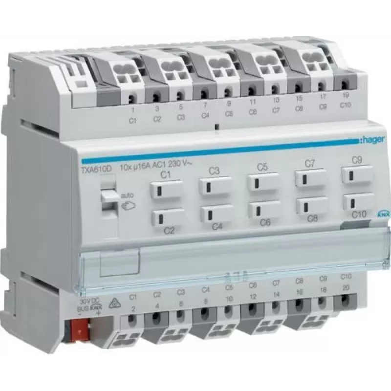 Hager TXA610D branco
