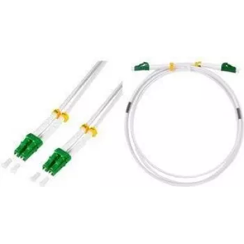 Cabo de rede de fibra ótica blindado LogiLink, 2x LC duplex, 2,0 m OS2, cabo blindado de fibra ótica para aplicações industriais, com - 1 unid. (FC0LC02)