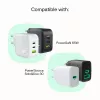 Cabo USB-C-USB-C PowerStream 100W entrançado 1,2m branco