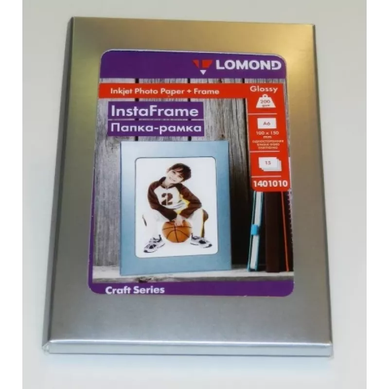 Papel de tinta a jato para fotografia Lomond Glossy 200 g/m² 10×15 cm, 15 folhas