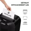 Powershred | LX25 | preto | 11,5 L | destruição de cartões de crédito | dB | processamento de papel Standard/saída 6 folhas por passagem | destruidora de partículas | garantia 24 meses