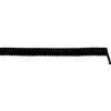 LAPP 73220240 Cabo espiral UNITRONIC® SPIRAL 100 mm / 400 mm 2 x 0,25 mm² preto 1 unid. (73220240)