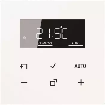 JUNG LS1790DWW Visor Standard para regulação da temperatura ambiente (LS1790DWW)