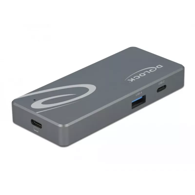 Leitor de cartões DeLOCK USB Type-C para CFast SD + hub USB