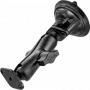 Suporte de dupla esfera com ventosa plana Twist-Lock RAM Mounts preto RAP-B-166-2U