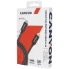 CANYON UC-44, cabo, U4-CC-5A1M-E, cabo USB4 Type-C para Type-C 40G 1 m 5A 240W (ERP) com E-MARK, CE, ROHS, preto