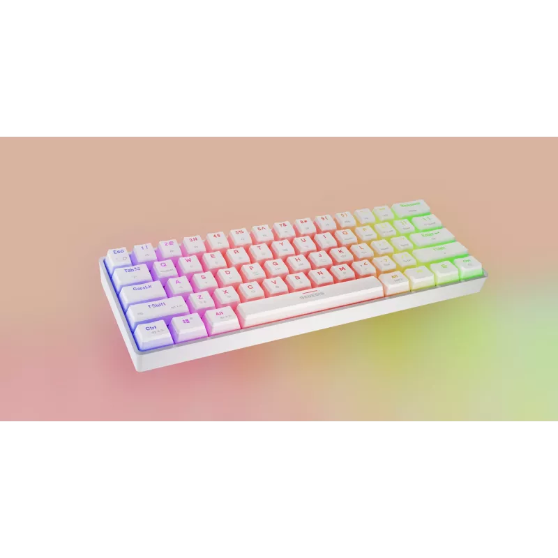 Teclado gaming Genesis THOR 660 G2 — sem fios (2,4 GHz, Bluetooth) e modo USB com fios