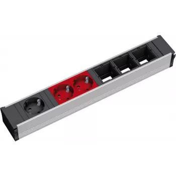 Extensão de energia Bachmann 912.024 0,2 m 3 tomadas AC preto cinzento