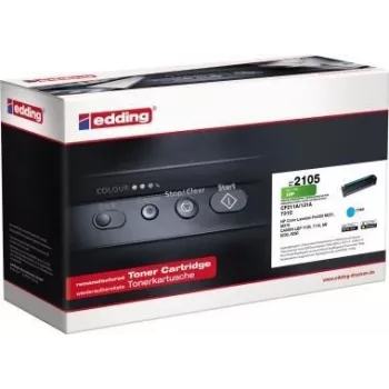 Toner ciano EDDING EDD-2105 substitui HP 131A CF211A - unidade de toner