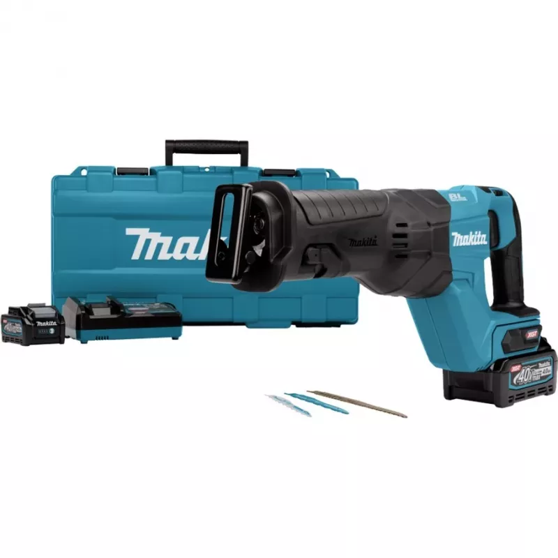 Serra sabre sem fio JR001GM201 XGT, 40 Volt, Serra sabre Azul/Preto, 2x bateria Li-Ion XGT 4,0 Ah, Mala de transporte