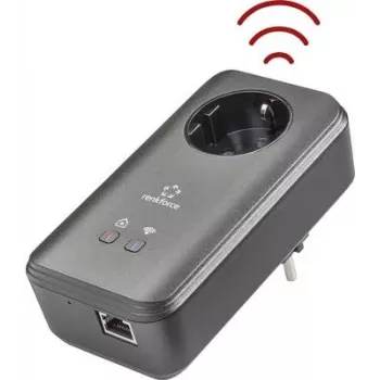 Renkforce PL600D WiFi Powerline Adaptador WLAN individual 500 Mbit/s (RF-3385556)
