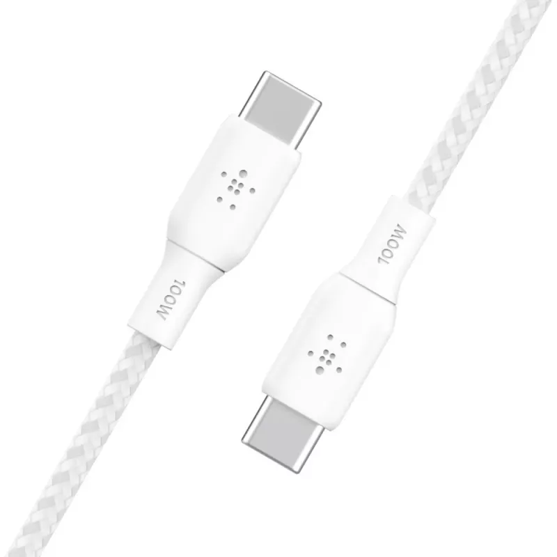 Cabo USB Belkin BOOST CHARGE USB 2.0 2m USB C branco