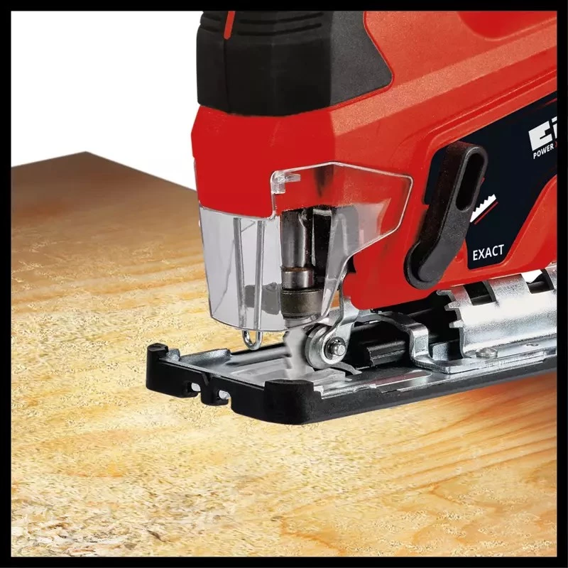 Einhell TC-JS 18/70 Li serra tico-tico a bateria 4321280, Power X-Change, 18 V, 2700 cursos/min, profundidade de corte 70 mm, com bateria de 2,5 Ah e carregador, vermelho/preto