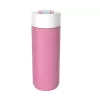 Caneca térmica Kambukka 500 ml aço inoxidável BE0111-02028, isolamento a vácuo, à prova de fugas, tampa Snapclean, rosa