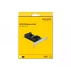 Placa DeLOCK 16 portas SATA PCI Express x4 6 Gbit/s verde cinzento