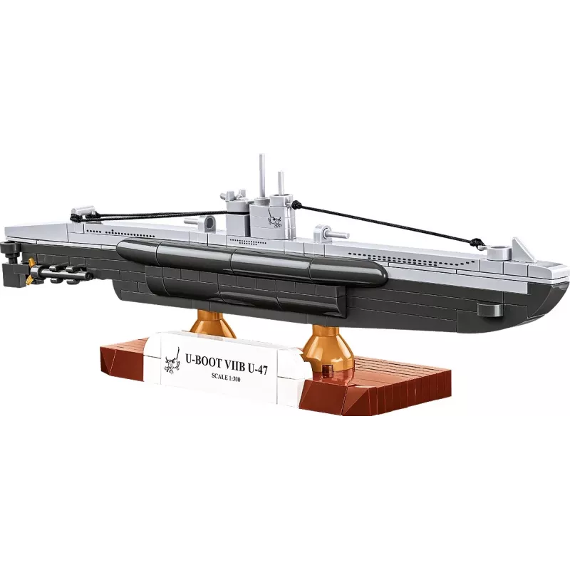 Modelo à escala de submarino Cobi U-47 T.VIIB 1:300 kit, marca Cobi, modelo 4858