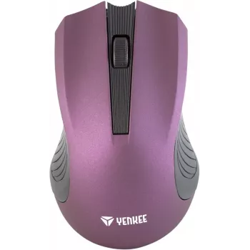 Rato ótico simétrico sem fios 2,4 GHz, 3 botões, Violeta