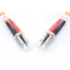 Cabo patch de fibra ótica DIGITUS LC/LC 50/125 µm 3 m multimodo duplex isento de halogéneos até 1 Gbit com relatório de medição laranja OM2 (DK-2533-03)