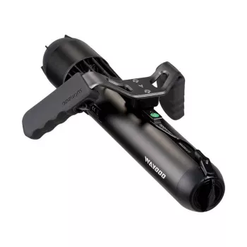 Scooter subaquático VidaXL WAYDOO profundidade máx. 60 m IP68 bateria de iões de lítio 56 min de autonomia 377×70×70 mm preto