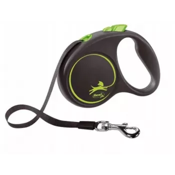 FLEXI Black Design S - trela retrátil - 5 m