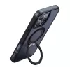 Capa protetora Mcdodo PC-4932 para iPhone 16 Pro com suporte integrado, preto