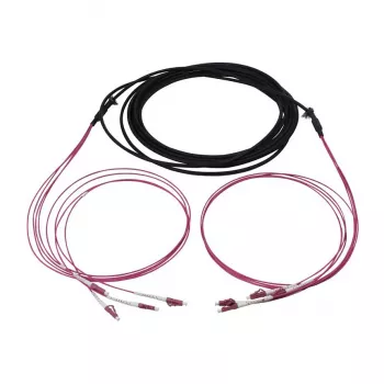 Synergy 21 cabo de fibra ótica trunk U-DQ ZN BH 4G 50/125 LC/LC OM4 130 m bobina - cabo - fibra multimodo