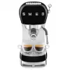 SMEG 50's Style ECF02BLEU máquina de espresso, 15 bar, preta