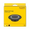 Carregador de interior DeLOCK 66284 smartphone preto USB sem fios