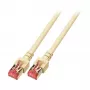 Cabo de patch RJ45 EFB-Elektronik Cat.6 S/FTP LSZH cinzento 0,25 m (K5510.0,25)