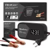 Carregador de baterias QOLTEC 52492 12V 2A com controlo por microprocessador e regeneração de células