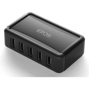 EPOS MCH 7 Fonte de alimentação multi-USB para carregadores de headset