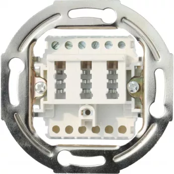 Tomada telefónica TAE NF/F ShiverPeaks 74051-1W — Ligação TAE encastrada para telefones analógicos