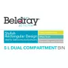 Balde do lixo Beldray LA035235WHTFEU7 compartimento duplo 5 L branco