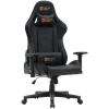 Cadeira gaming CANYON Irida RGBCH03 RGB Preto design ergonómico, braços ajustáveis, encosto reclinável