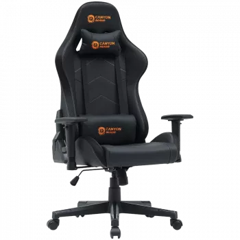 Cadeira gaming CANYON Irida RGBCH03 RGB Preto design ergonómico, braços ajustáveis, encosto reclinável