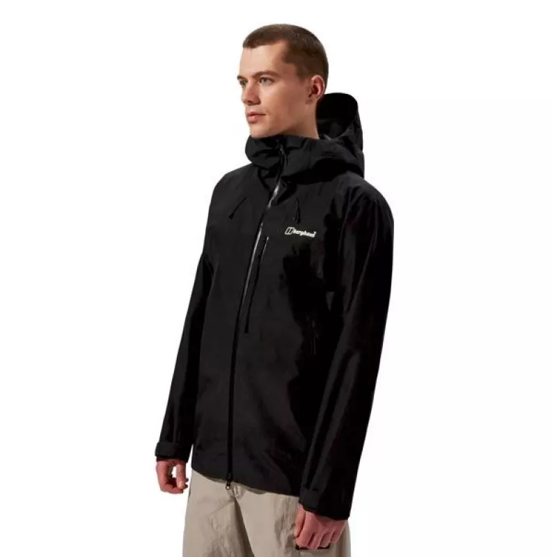 Casaco de membrana Berghaus RIDGE-SEEKER GTX JKT BLK/BLK tamanho L