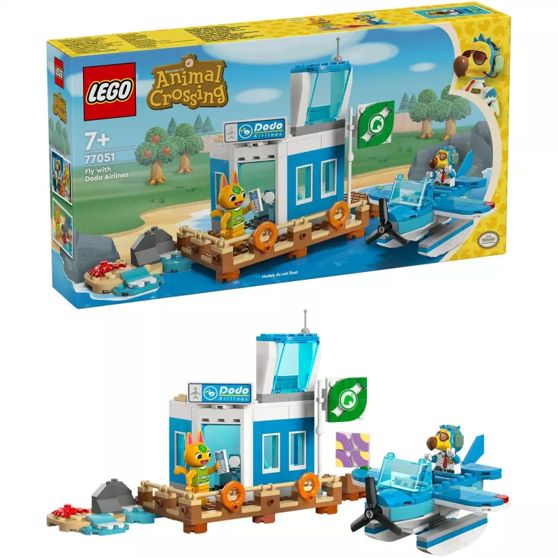 Brinquedo de construção LEGO 77051 Animal Crossing: voar com o conjunto Dodo Airlines, marca LEGO, modelo 77051