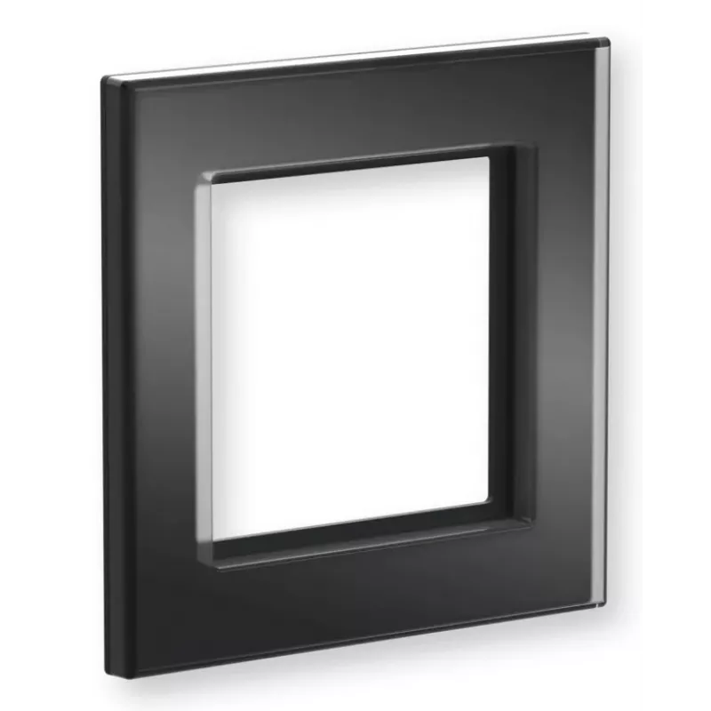 eQ-3 Homematic IP Moldura de vidro simples, preto (162148A1)