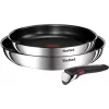Tefal Ingenio Emotion L897S374 conjunto de 3 frigideiras, 24/28 cm com cabo amovível