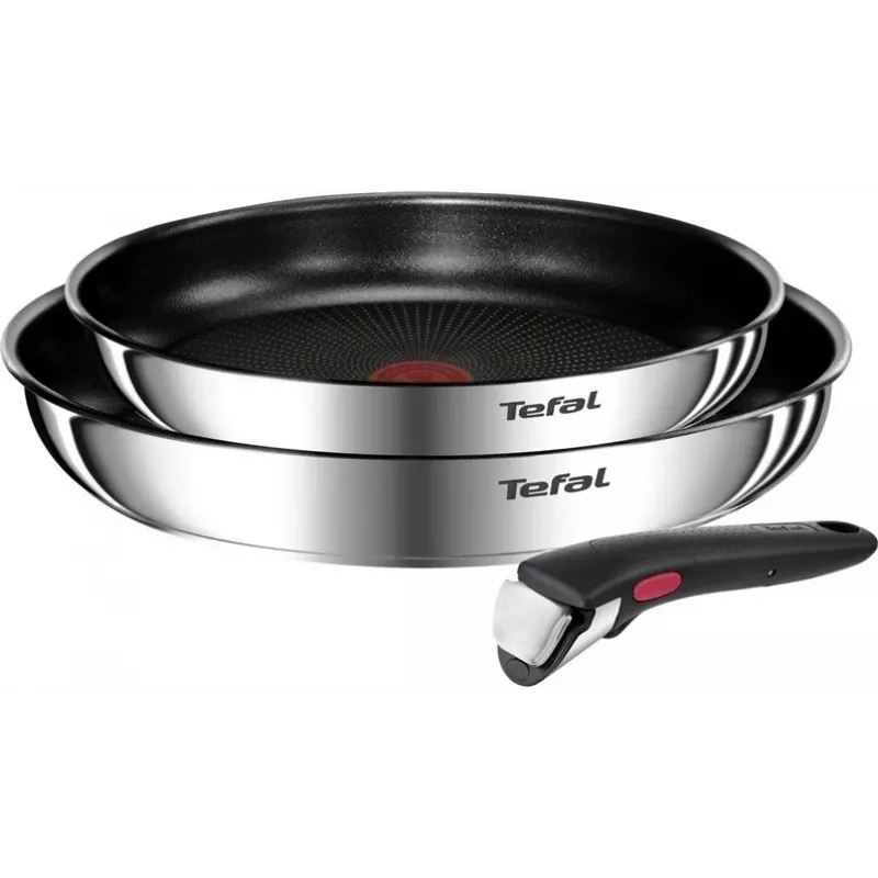 Tefal Ingenio Emotion L897S374 conjunto de 3 frigideiras, 24/28 cm com cabo amovível
