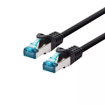 Cabo de rede LOGON TCR55SS075BL RJ-45 Cat5e 7,5 m preto